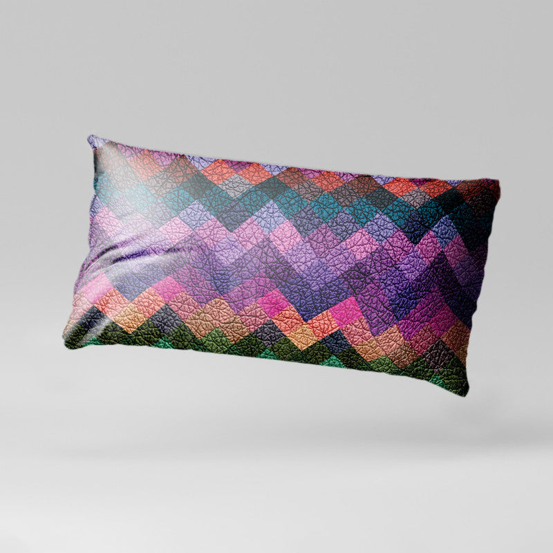 Colourful Zigzag Oblong Luxury Scatter
