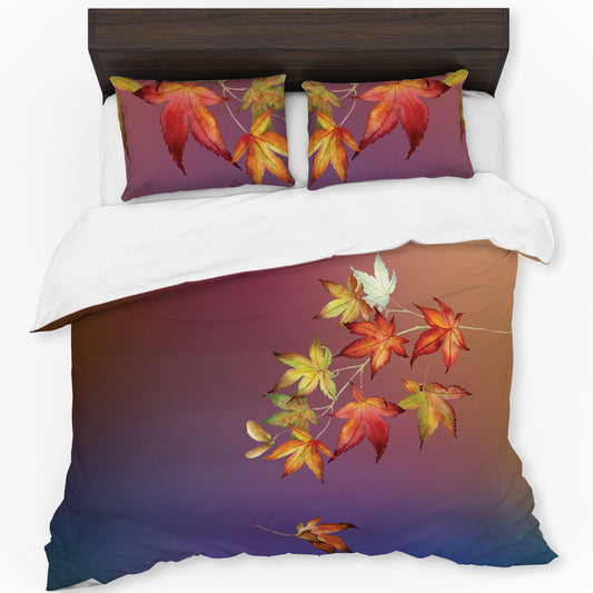 Colourful Leaves Duvet Cover Set