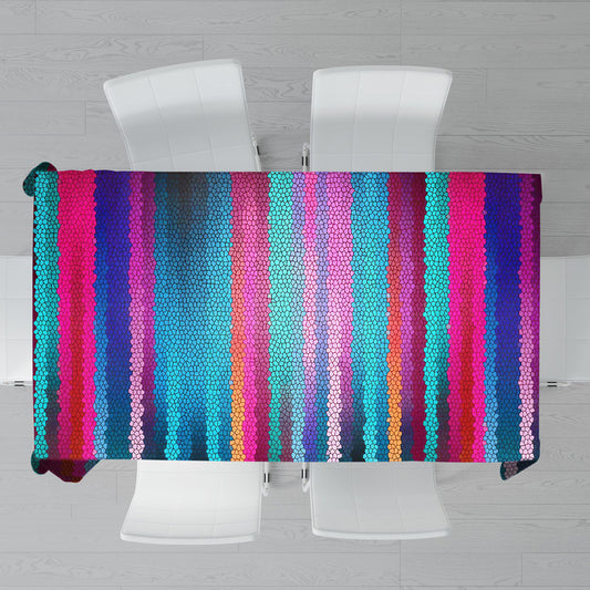 Colours Of Mosaic Rectangle Tablecloth