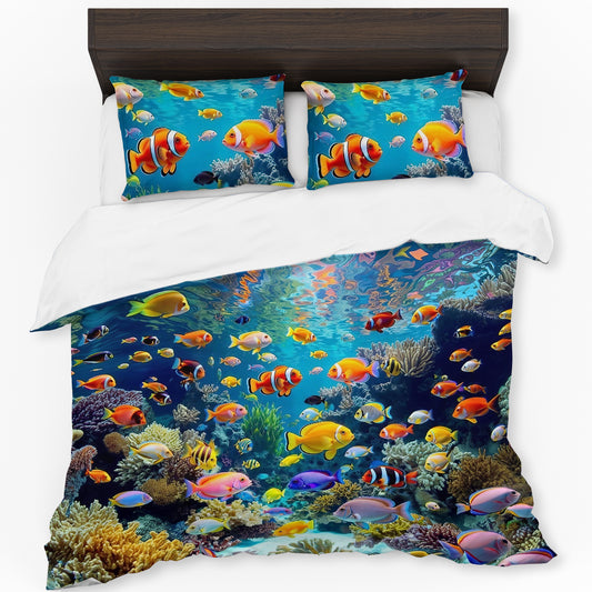 Coral Reef Carnival Duvet Cover Set