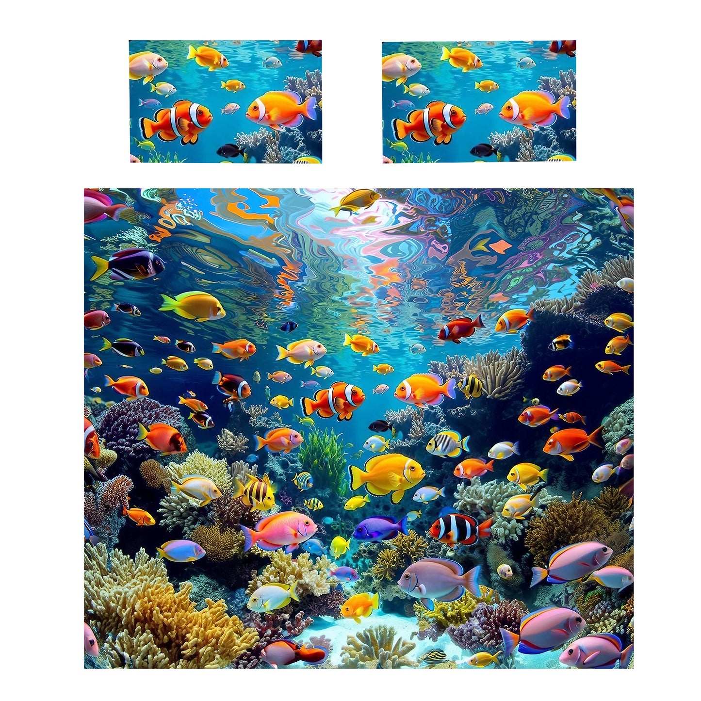 Coral Reef Carnival Duvet Cover Set