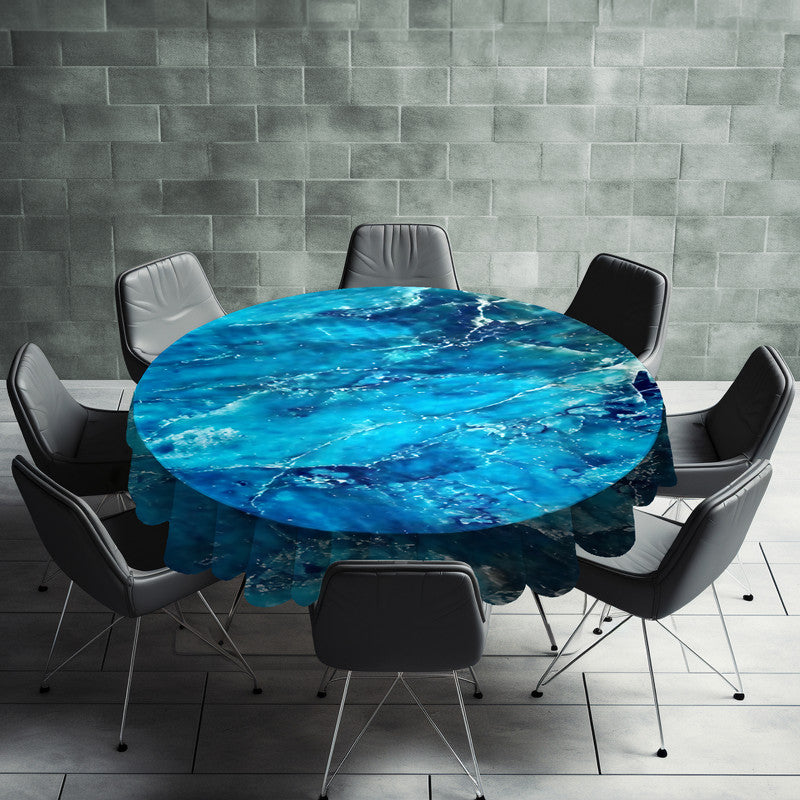 Cordelia Marble Round Tablecloth