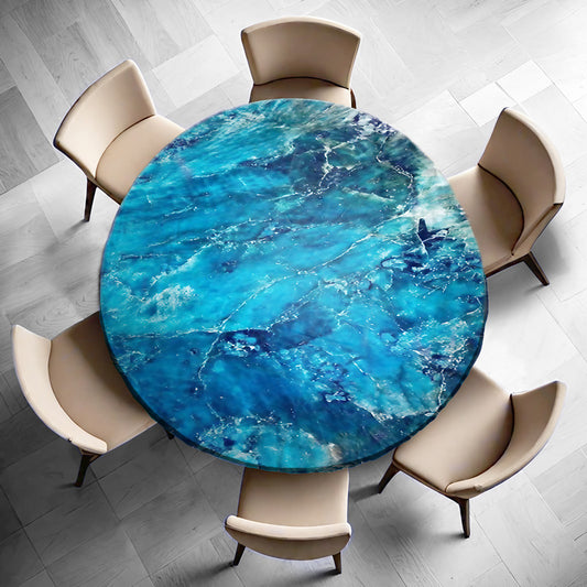 Cordelia Marble Round Tablecloth