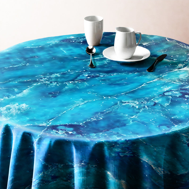Cordelia Marble Round Tablecloth