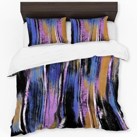 Corroded Purple Whispers Duvet Cover Set
