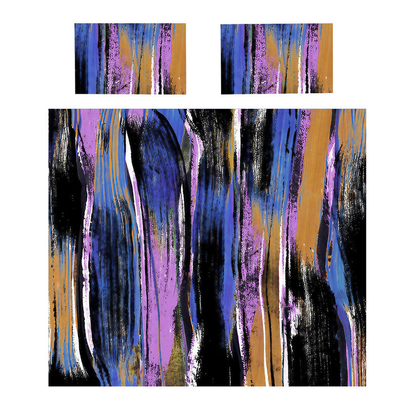 Corroded Purple Whispers Duvet Cover Set