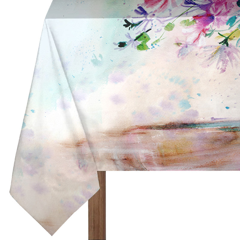 Cosmos Arrangement Rectangle Tablecloth by Kristin van Lieshout