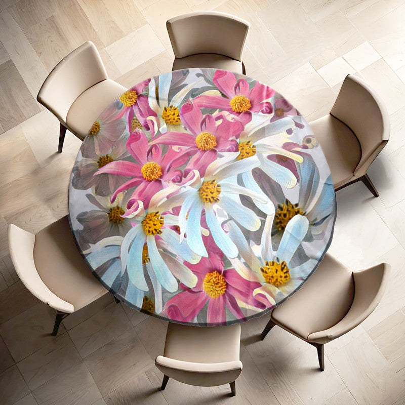 Cosmos Dreams Round Tablecloth by Fifo