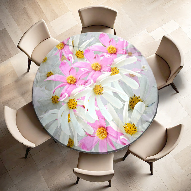 Cosmos Round Tablecloth by Fifo
