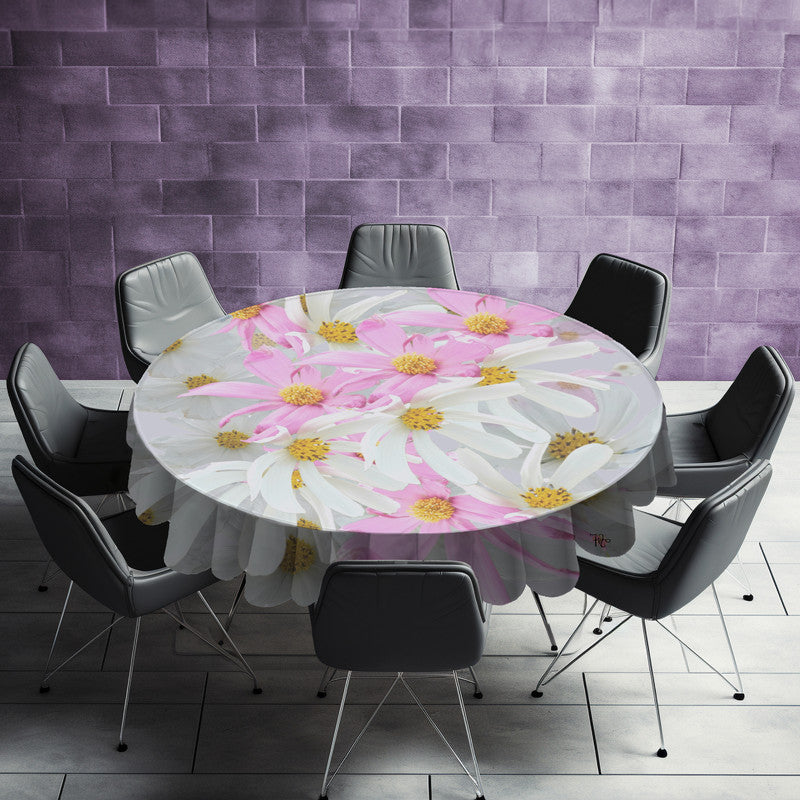 Cosmos Soft Round Tablecloth by Fifo