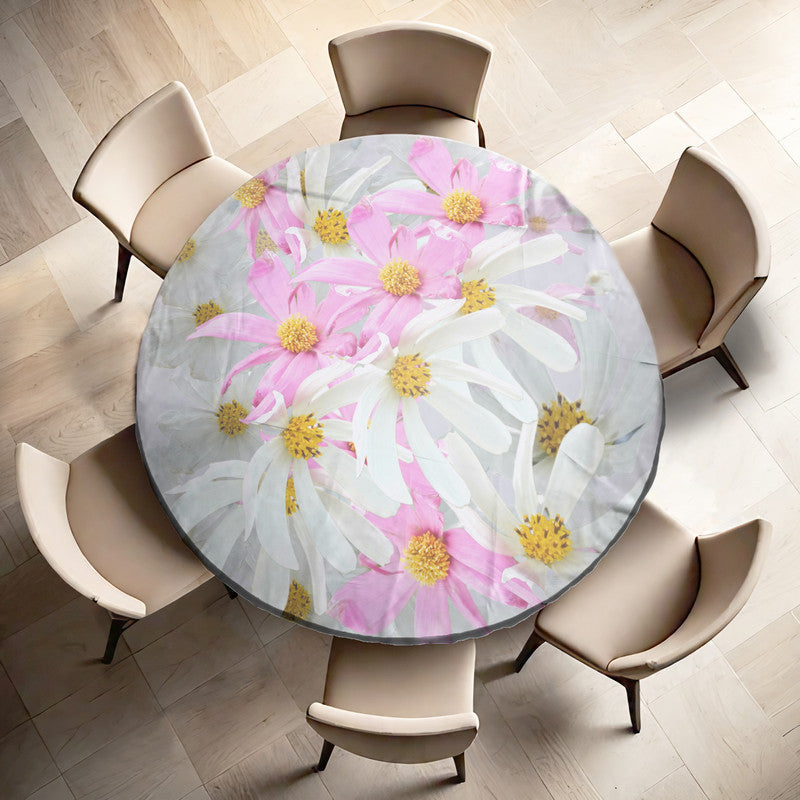 Cosmos Soft Round Tablecloth by Fifo