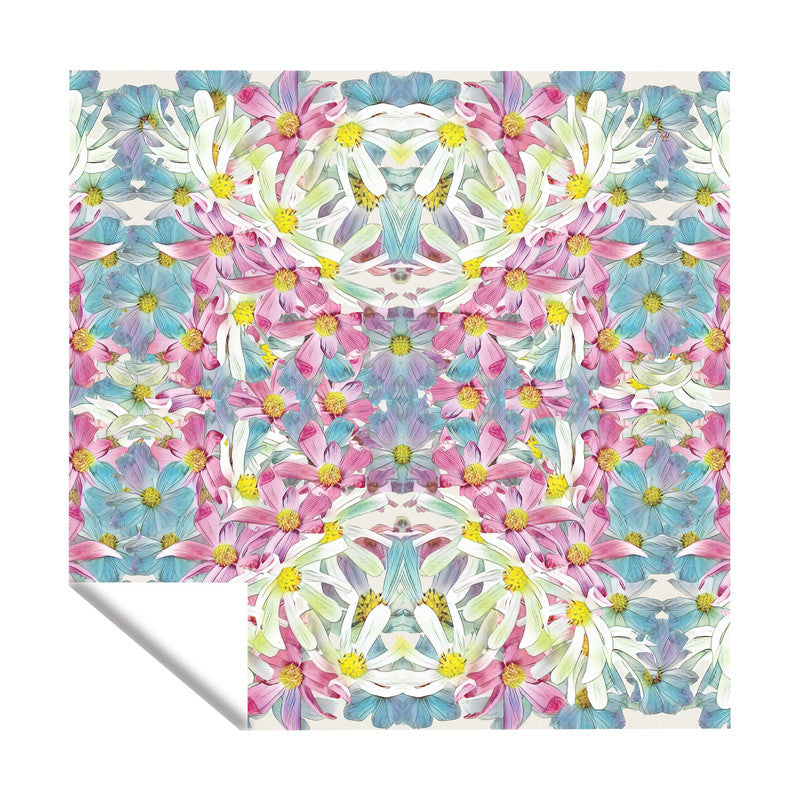 Cosmos Watercolour Square Tablecloth by Fifo