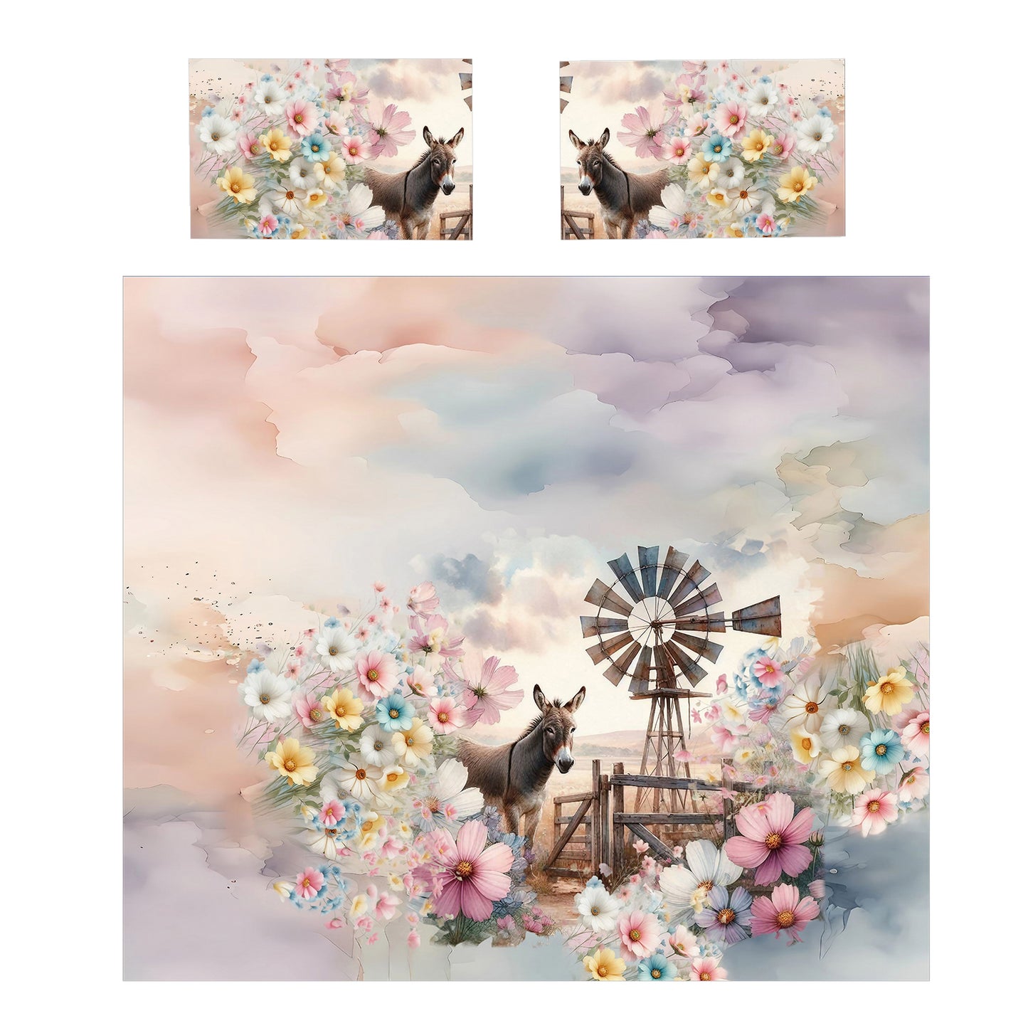 Cosmos Season Duvet Cover Set