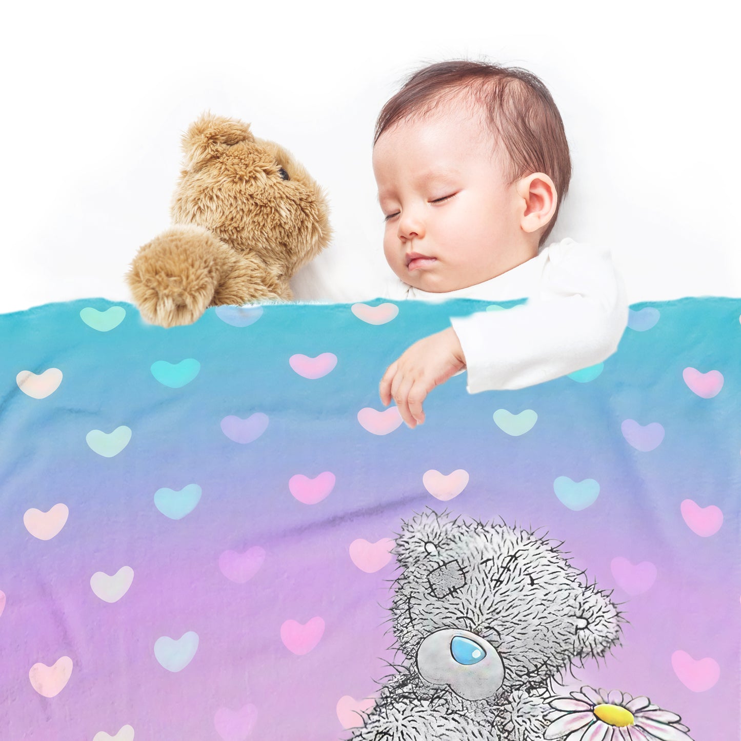 Cotton Bear Paws Minky Blanket