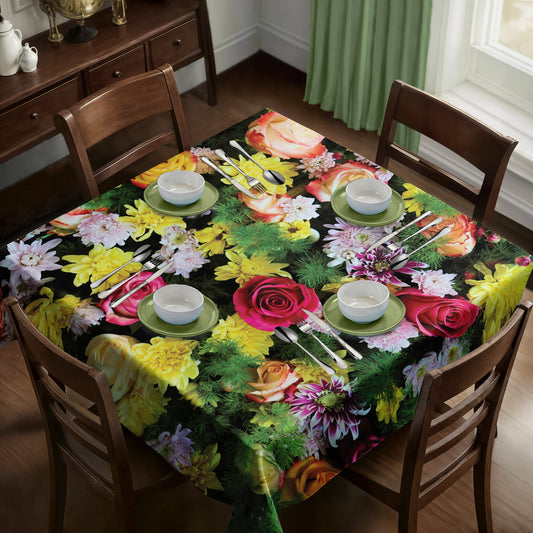 Country Garden Square Tablecloth