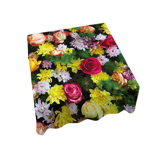 Country Garden Square Tablecloth