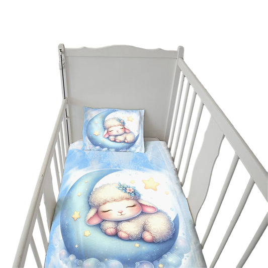 Cozy Cloud Sheep Cot Set
