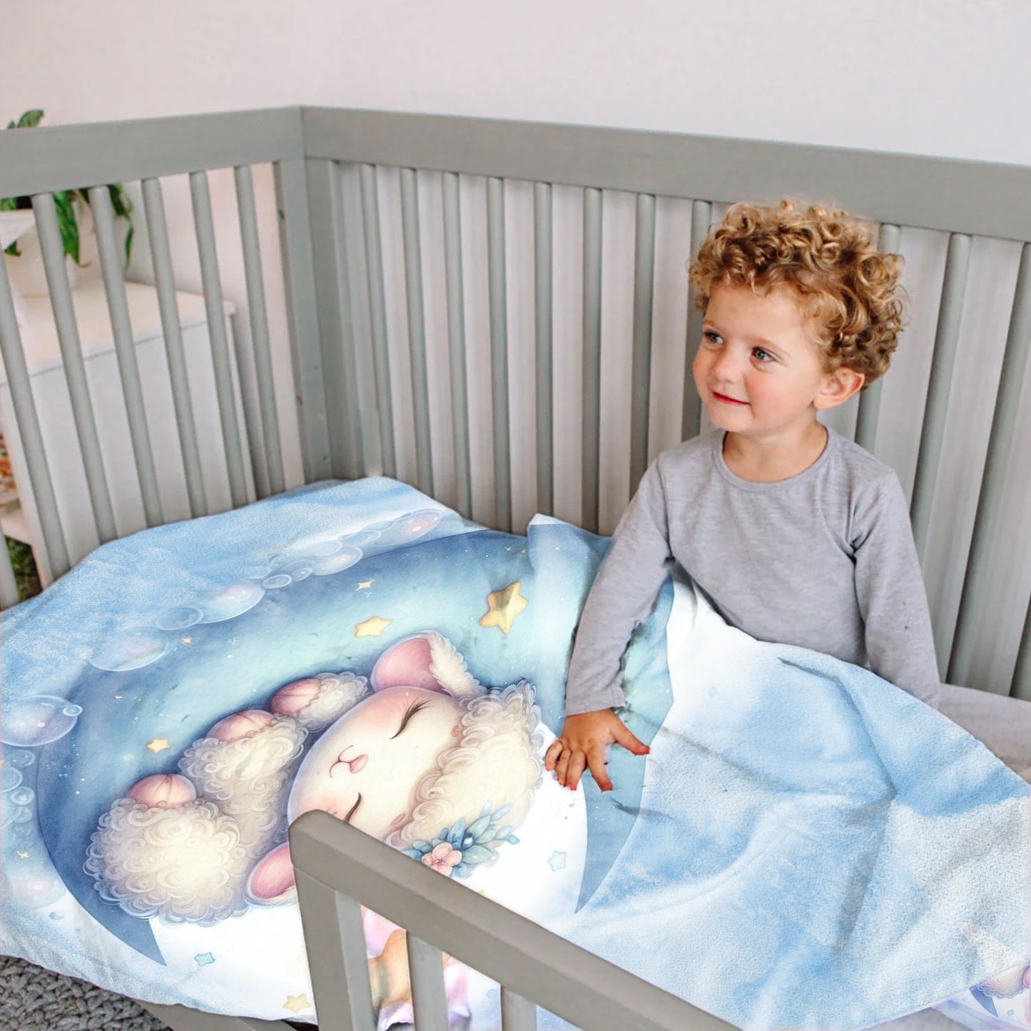 Cozy Cloud Sheep Cot Set