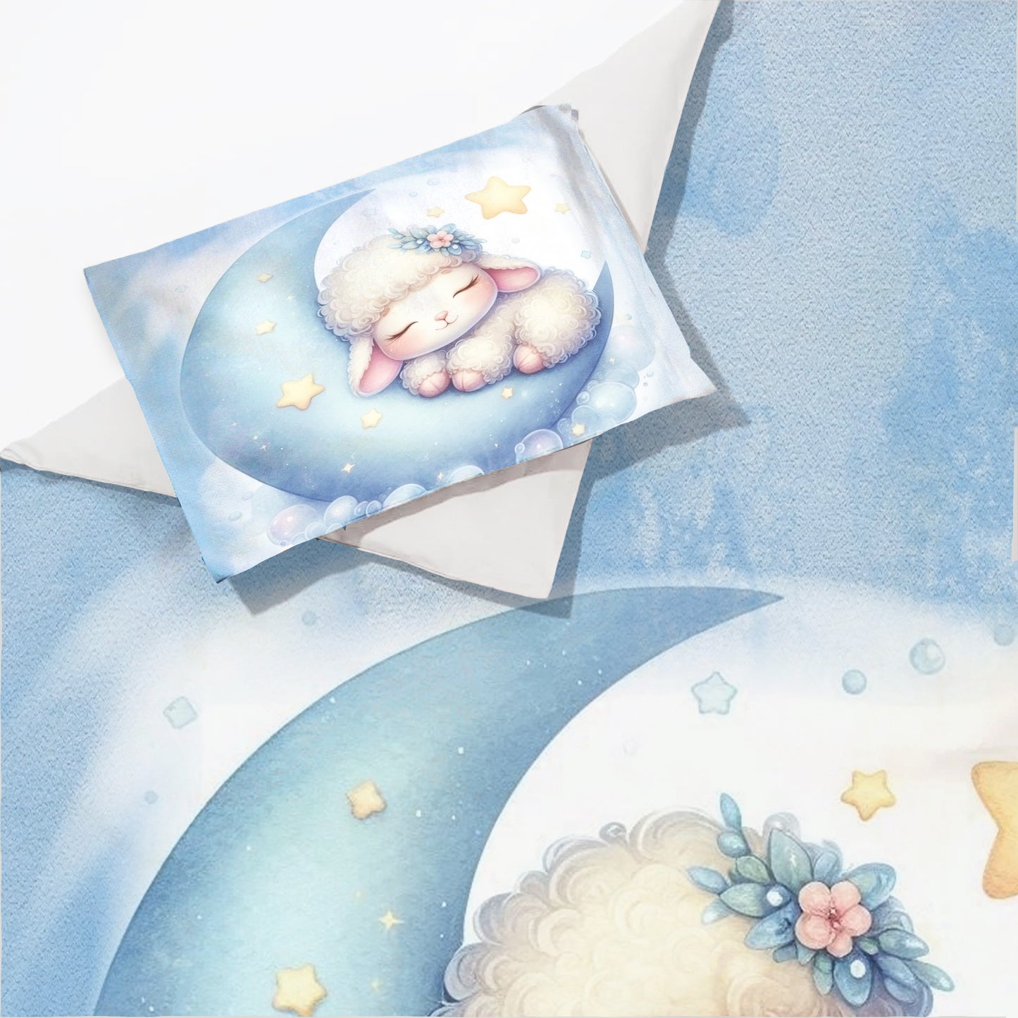 Cozy Cloud Sheep Cot Set