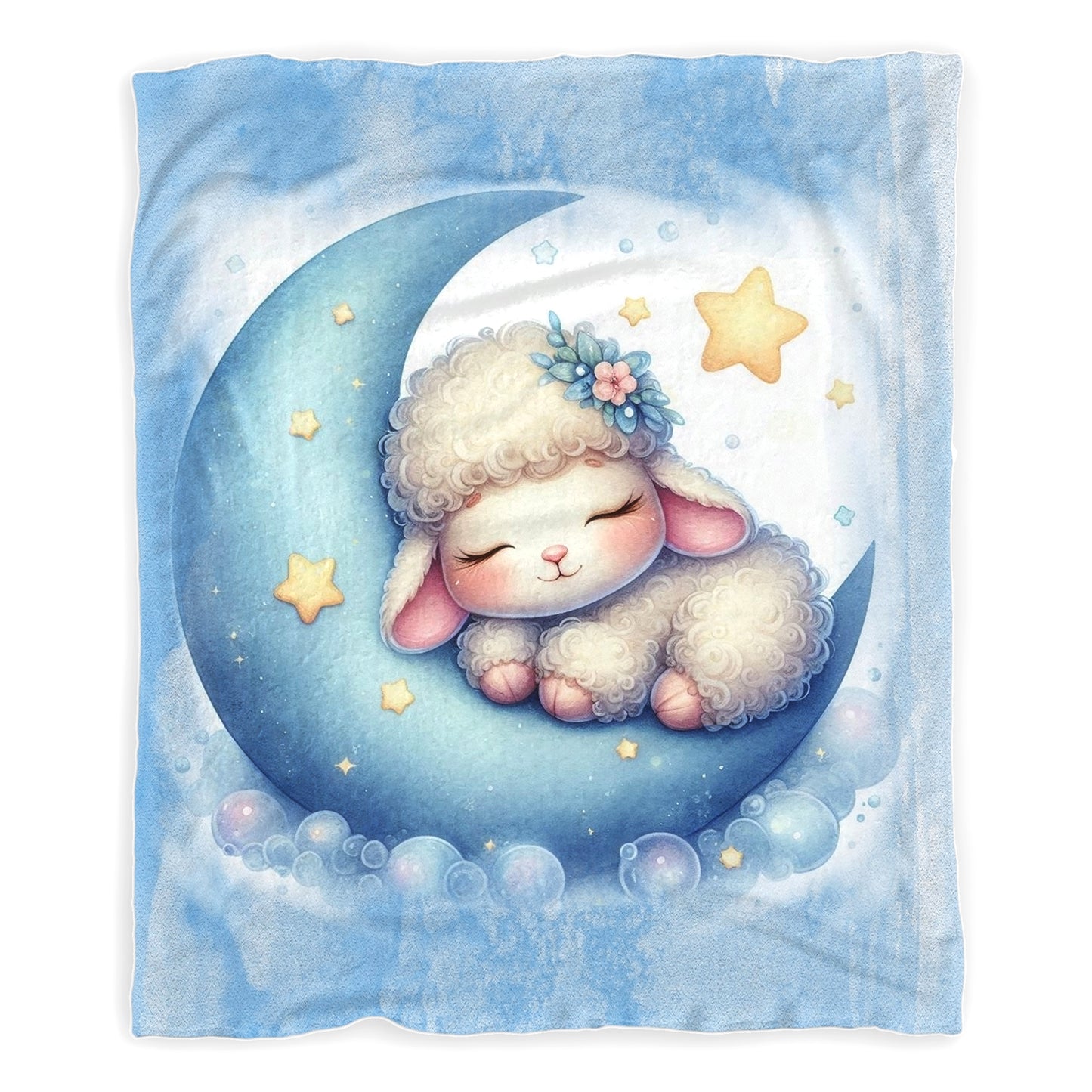 Cozy Cloud Sheep Minky Blanket