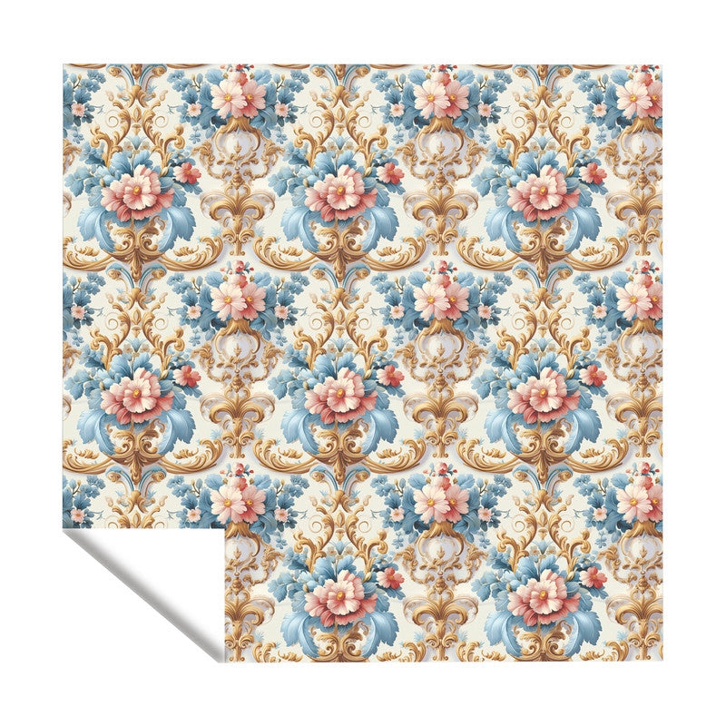 Cream And Gold Deco Square Tablecloth
