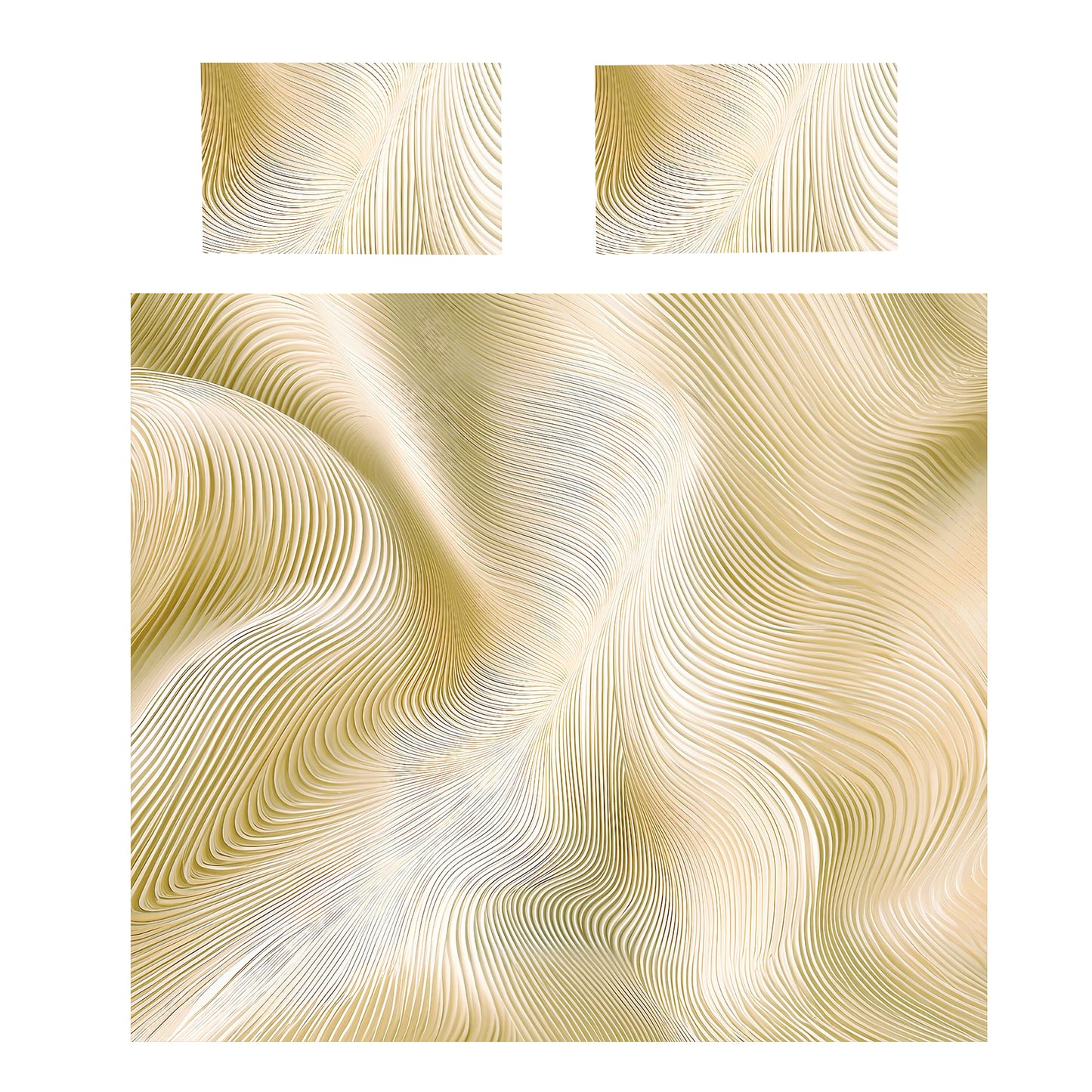 Cream Silk Duvet Cover Set