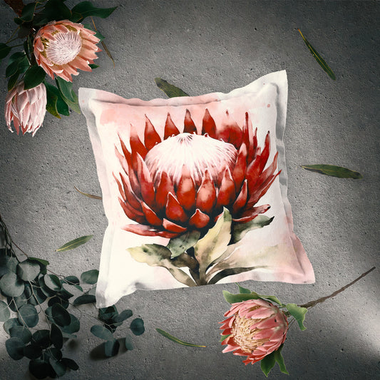 Crimson Protea Exclusive Range Cushions