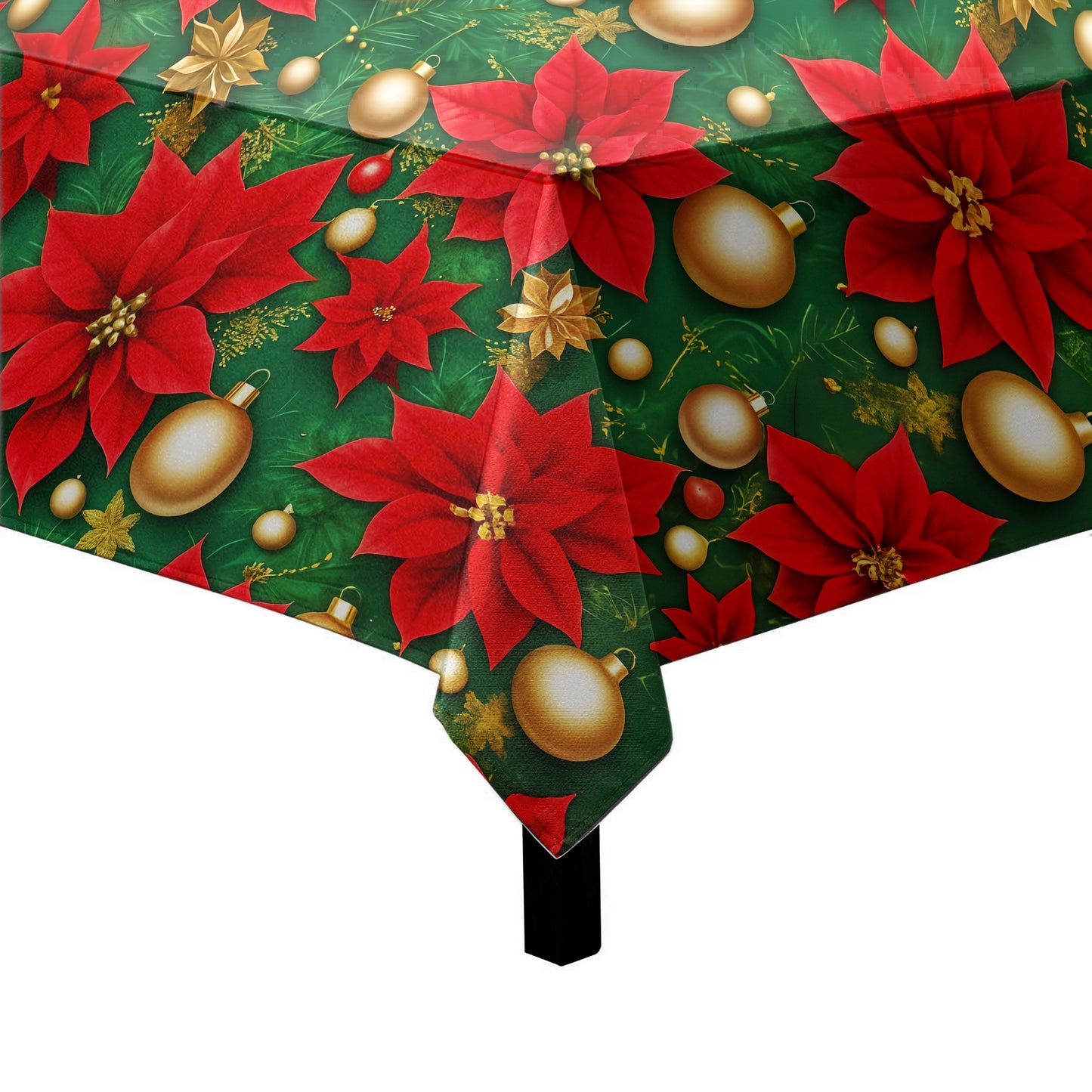 Crimson Christmas Square Tablecloth