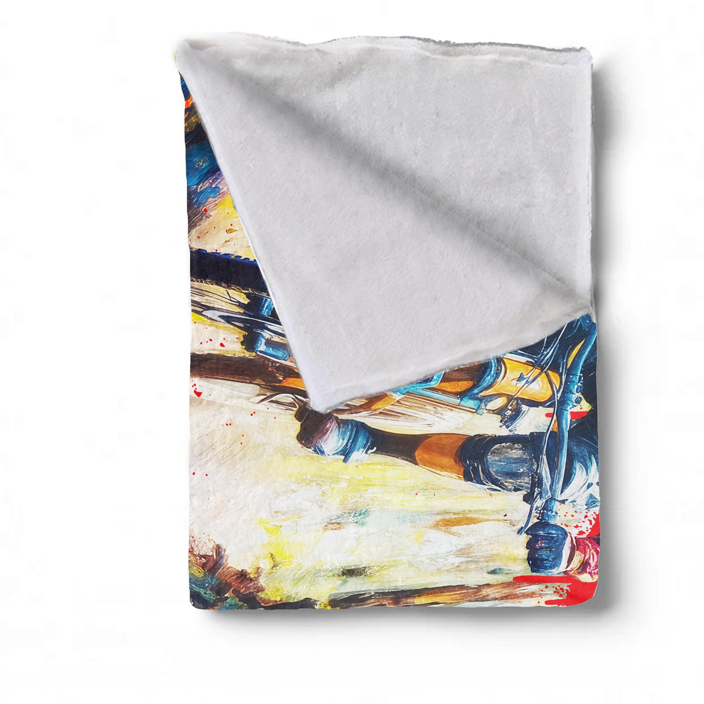 Cross Graffiti Light Weight Fleece Blanket