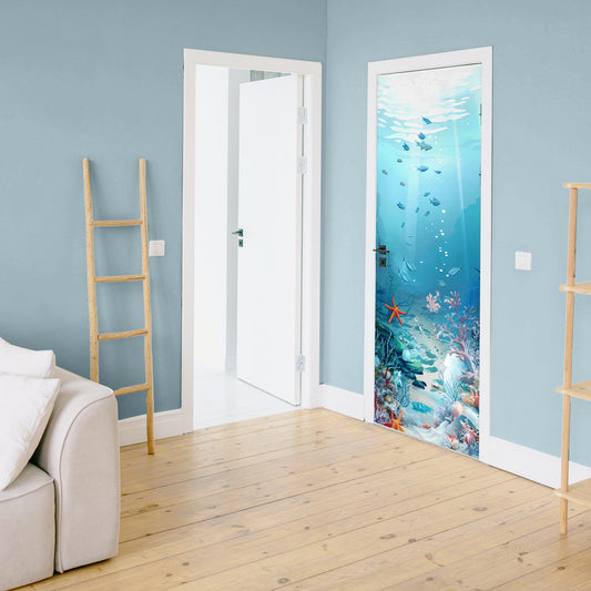 Crystal Cove Door Decoupage