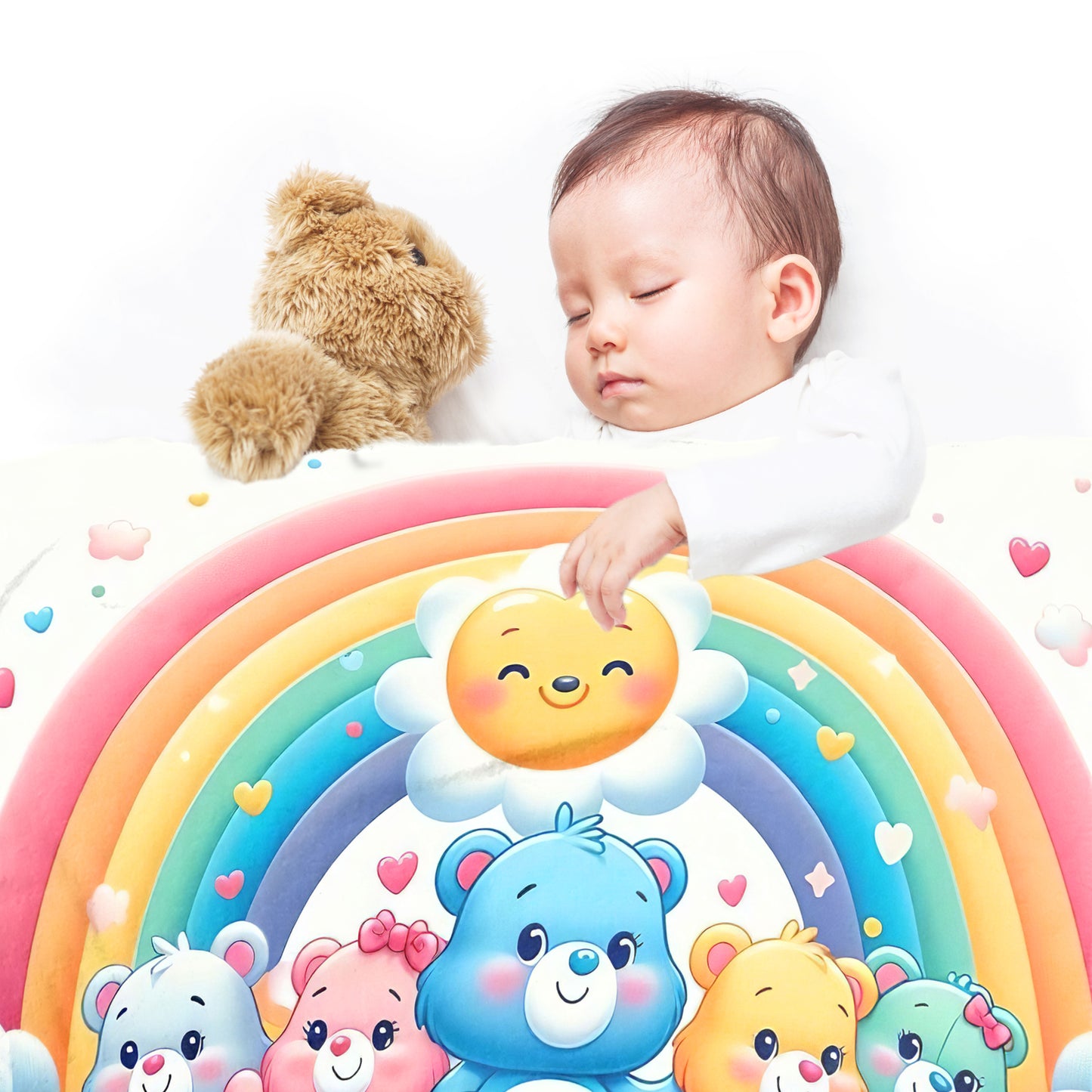 Cubby Bear Cloud Minky Blanket