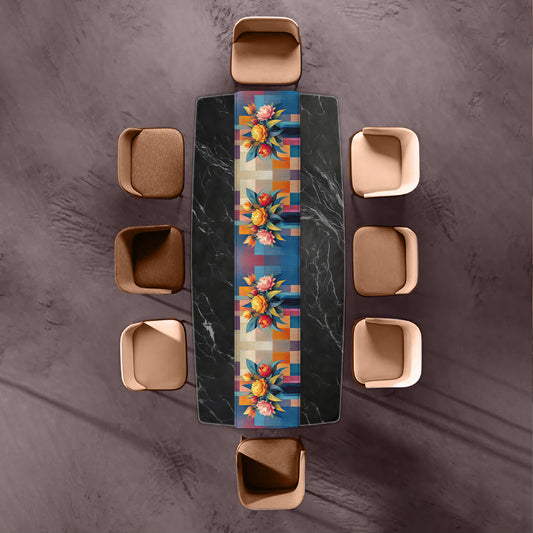 Cubic Bouquet Table Runner