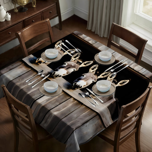 Curiosity Square Tablecloth