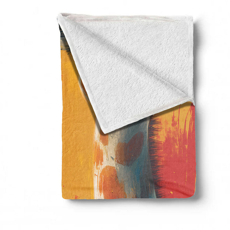 Cute Giraffe Minky Blanket by Wikus Schalkwyka