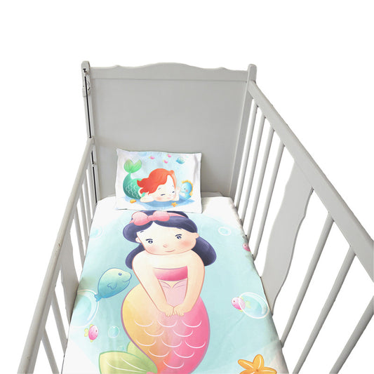 Cute Mermaid Cot Set