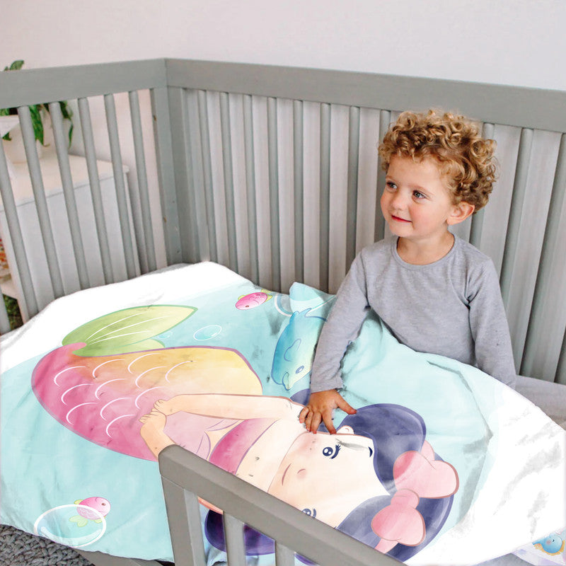 Cute Mermaid Cot Set
