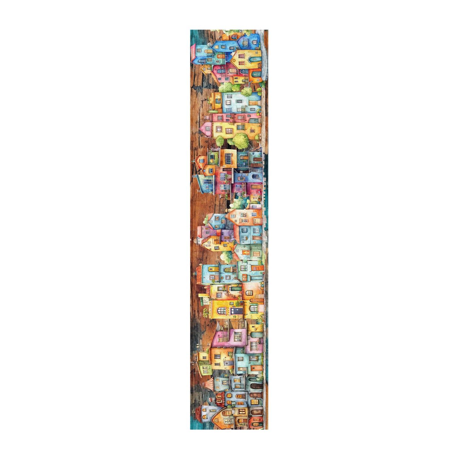 Cute Apartments Table Runner by Mark van Vuuren