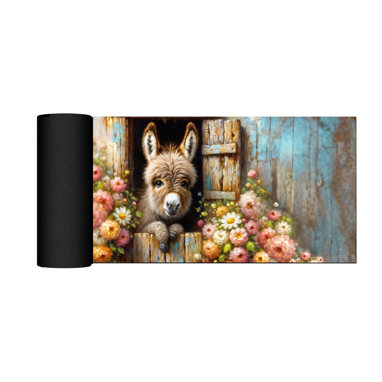 Cute Farm Donkey Desk Pad