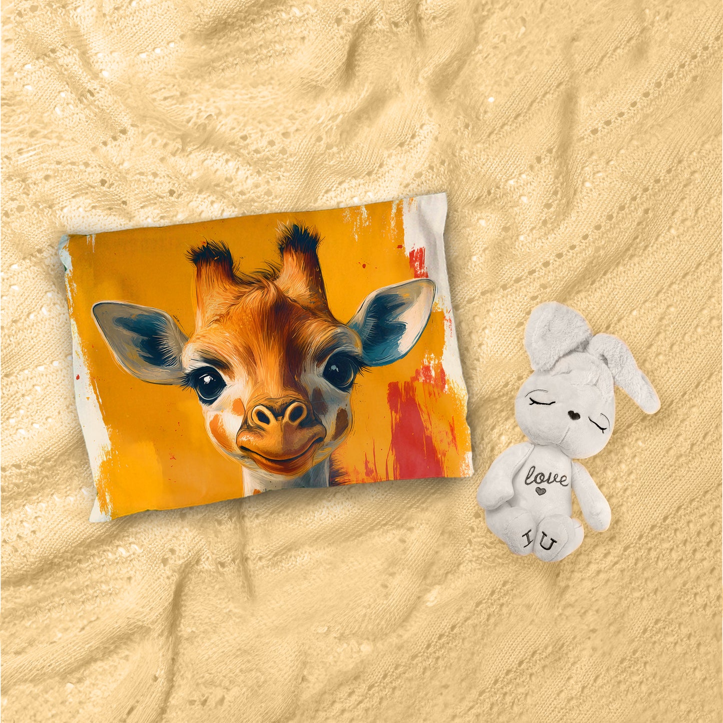 Cute Giraffe Cot Set by Wikus Schalkwyk