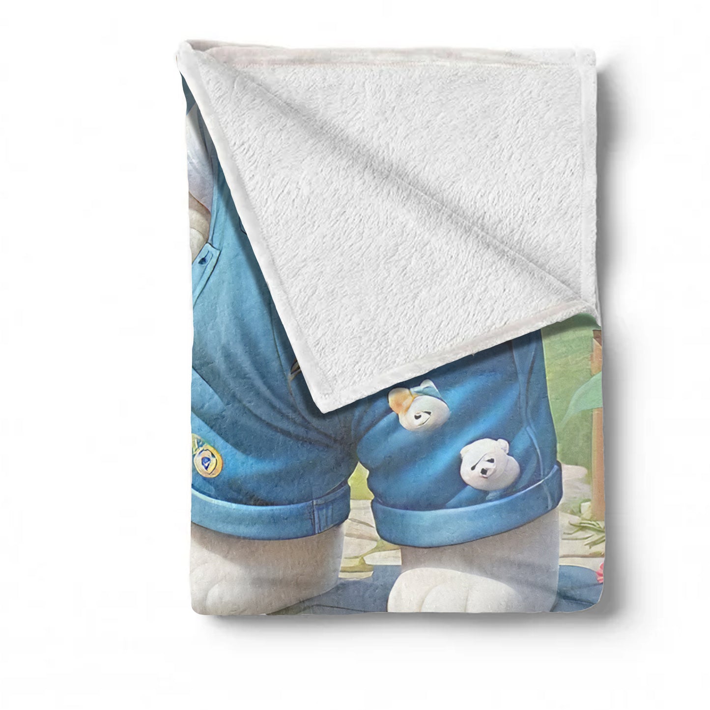 Cute Polar Bear Minky Blanket