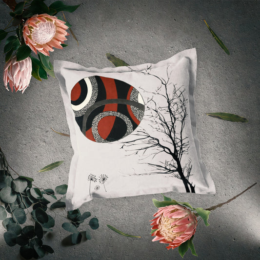 Cycles of Creation Abstract Exclusive Range Cushions