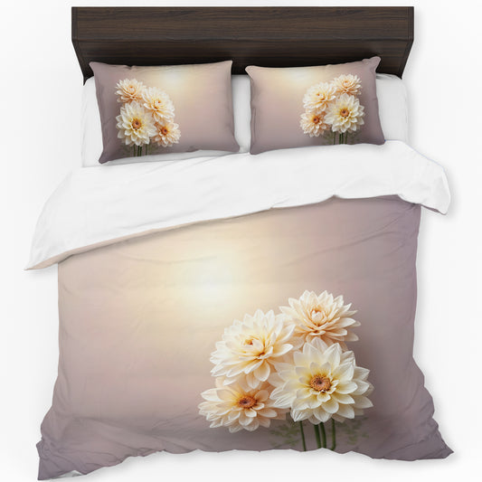 Dahlia Bloom Duvet Cover Set