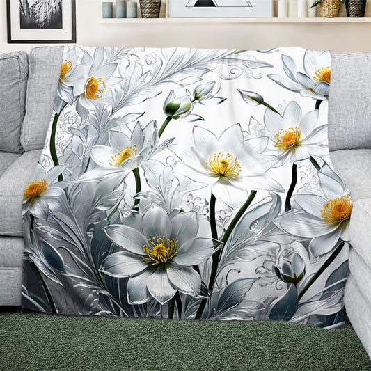 Daisey Lullaby Bloom Light Weight Fleece Blanket