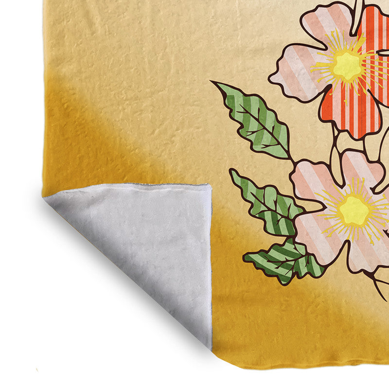 Daisies Light weightFleece Blanket By Wikus Hattingh