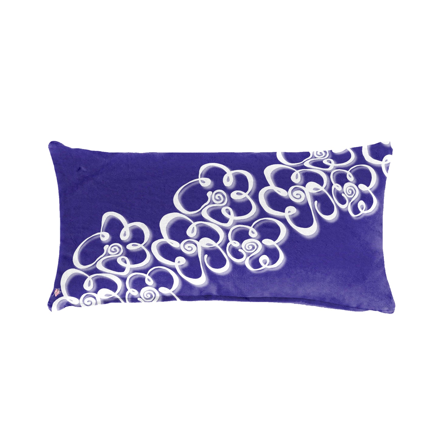 Daisies Bold on Navy By Fifo Oblong Luxury Scatter