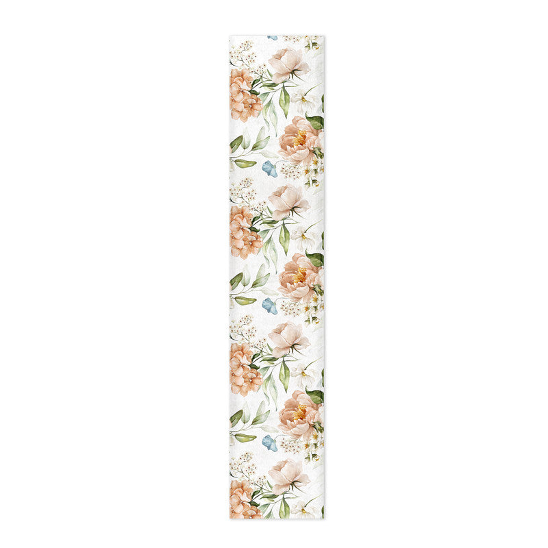 Dark Peach Tone Flowers Table Runner by Mark van Vuuren