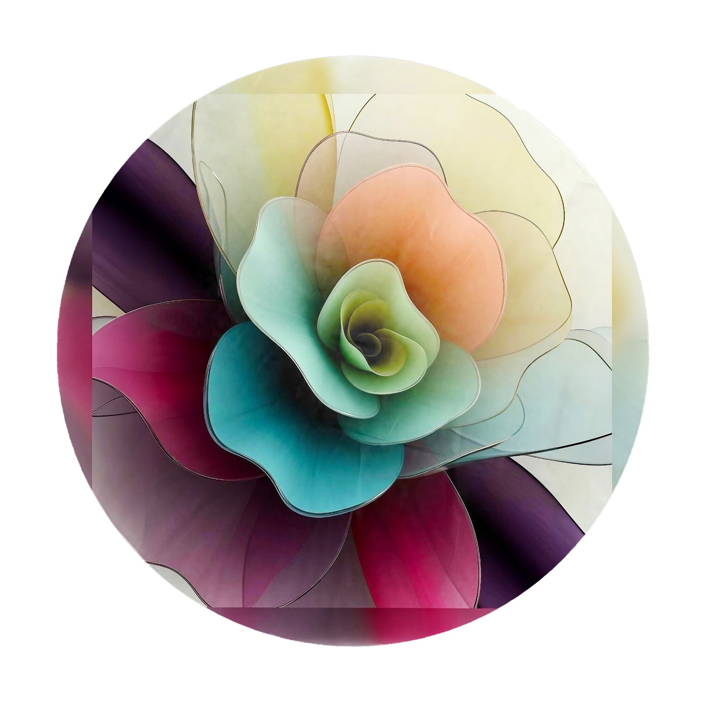 Darker Shades Round Tableclolth