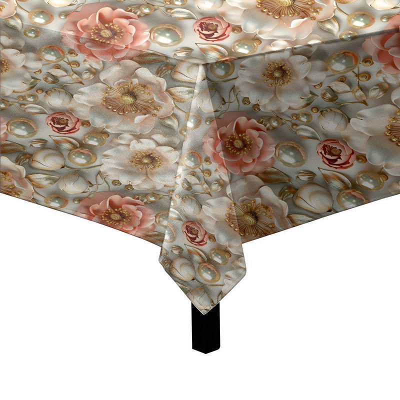Deep Cream Square Tablecloth