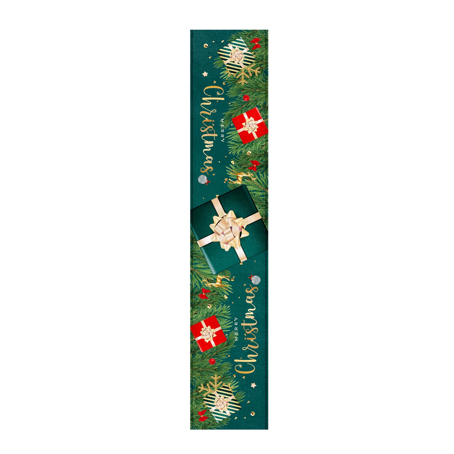 Deep Green Christmas Table Runner