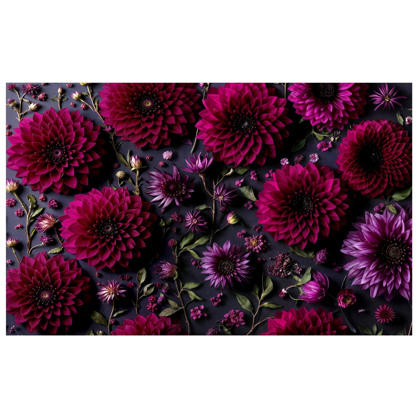 Deep Red Beauty Rectangle Tablecloth
